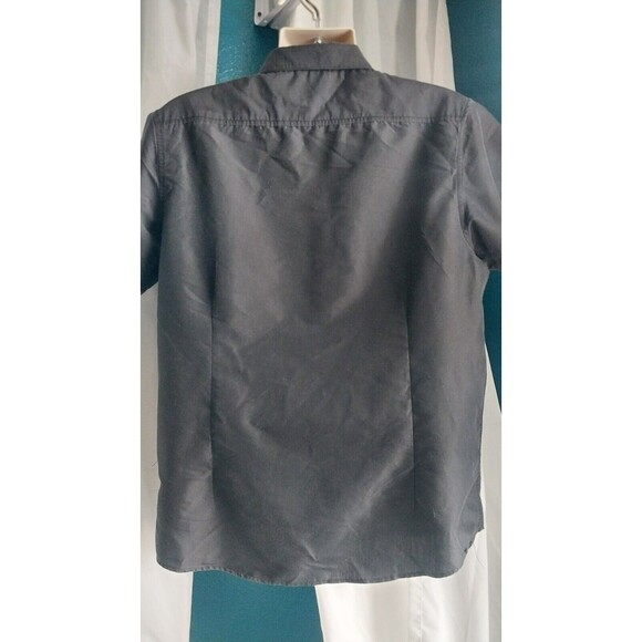 TRUE ROCK Men’s Shirt Size XL Black/Red Short Sleeve 2 Pocket  Detail - Picture 5 of 8